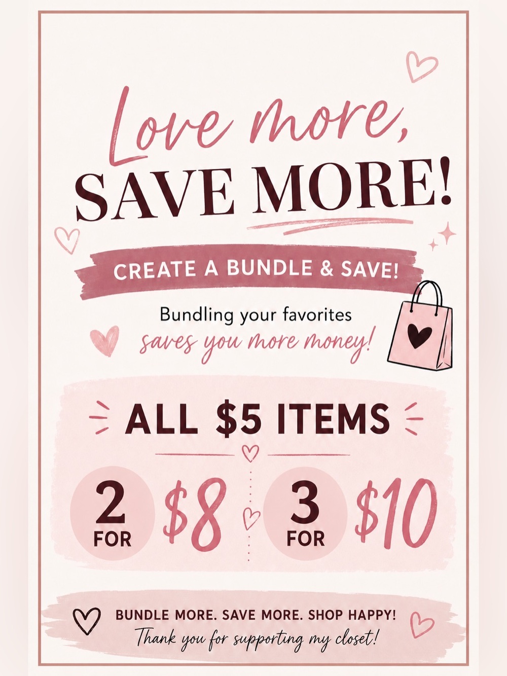 Love More, Save More